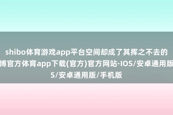 shibo体育游戏app平台空间却成了其挥之不去的痛点-世博官方体育app下载(官方)官方网站·IOS/安卓通用版/手机版