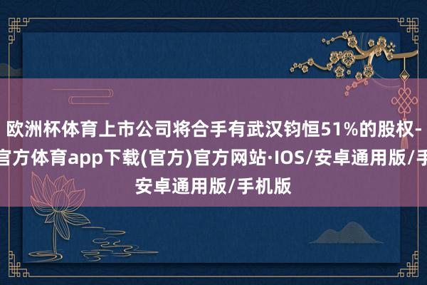 欧洲杯体育上市公司将合手有武汉钧恒51%的股权-世博官方体育app下载(官方)官方网站·IOS/安卓通用版/手机版