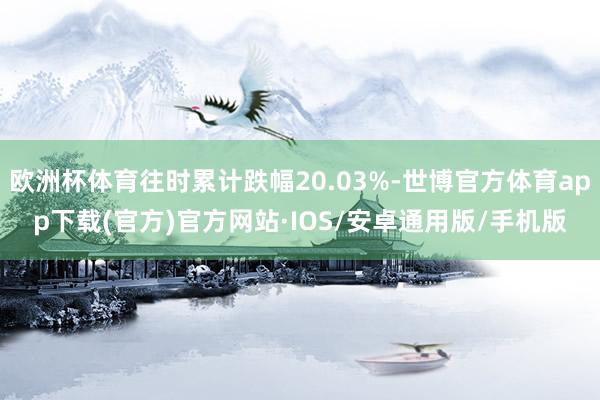欧洲杯体育往时累计跌幅20.03%-世博官方体育app下载(官方)官方网站·IOS/安卓通用版/手机版