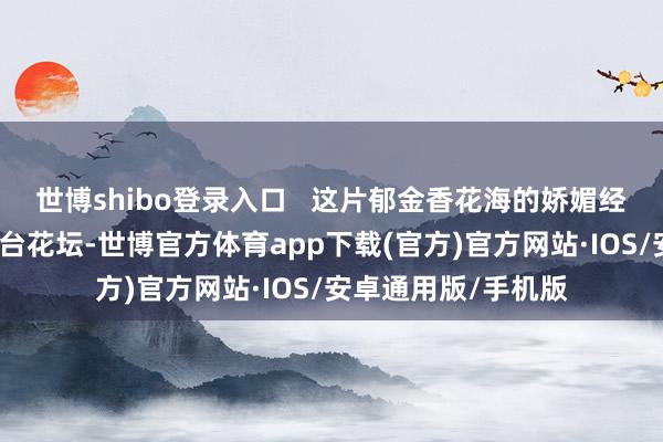 世博shibo登录入口   这片郁金香花海的娇媚经过涓滴不逊色于云台花坛-世博官方体育app下载(官方)官方网站·IOS/安卓通用版/手机版