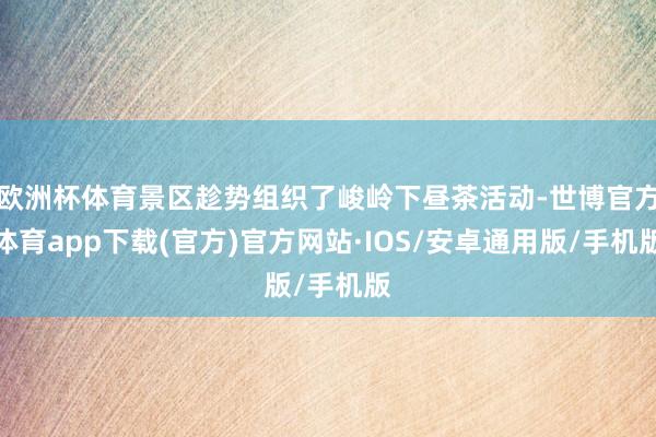 欧洲杯体育景区趁势组织了峻岭下昼茶活动-世博官方体育app下载(官方)官方网站·IOS/安卓通用版/手机版
