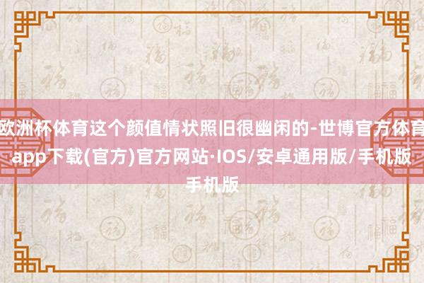 欧洲杯体育这个颜值情状照旧很幽闲的-世博官方体育app下载(官方)官方网站·IOS/安卓通用版/手机版