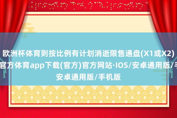 欧洲杯体育则按比例有计划消逝限售通盘(X1或X2)-世博官方体育app下载(官方)官方网站·IOS/安卓通用版/手机版
