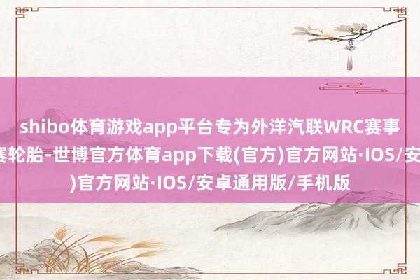 shibo体育游戏app平台专为外洋汽联WRC赛事打造高性能拉力赛轮胎-世博官方体育app下载(官方)官方网站·IOS/安卓通用版/手机版