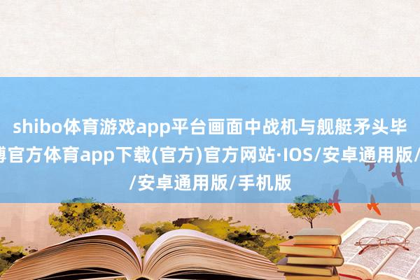 shibo体育游戏app平台画面中战机与舰艇矛头毕露-世博官方体育app下载(官方)官方网站·IOS/安卓通用版/手机版