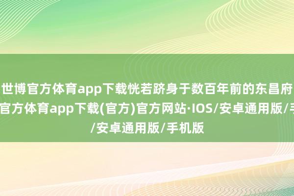 世博官方体育app下载恍若跻身于数百年前的东昌府-世博官方体育app下载(官方)官方网站·IOS/安卓通用版/手机版